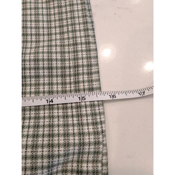 John Galt California Green Plaid Mini Skirt Y2K Preppy A-Line XS - Picture 6 of 6